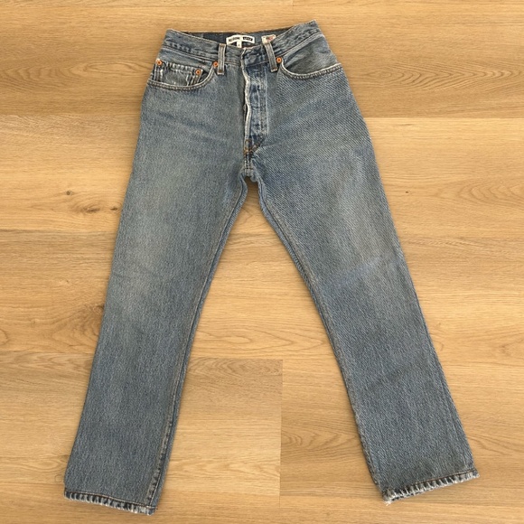Re/Done x Levi's Straight Jean - Picture 1 of 5